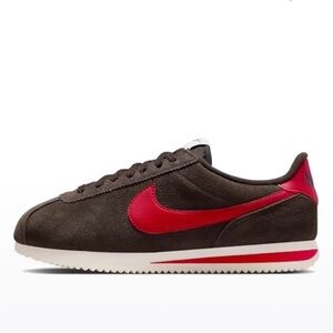 Size 8 - Nike Cortez Women’s Velvet Brown University Red Shoe No Lid